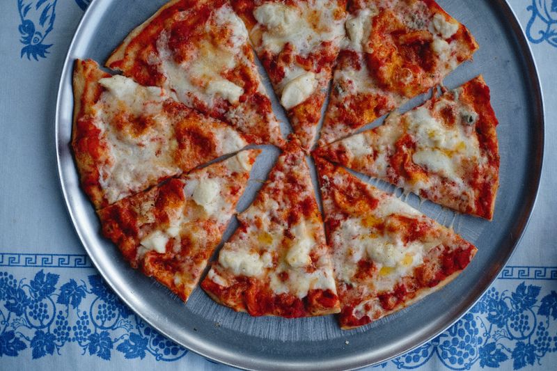 BBQ chicken pizza